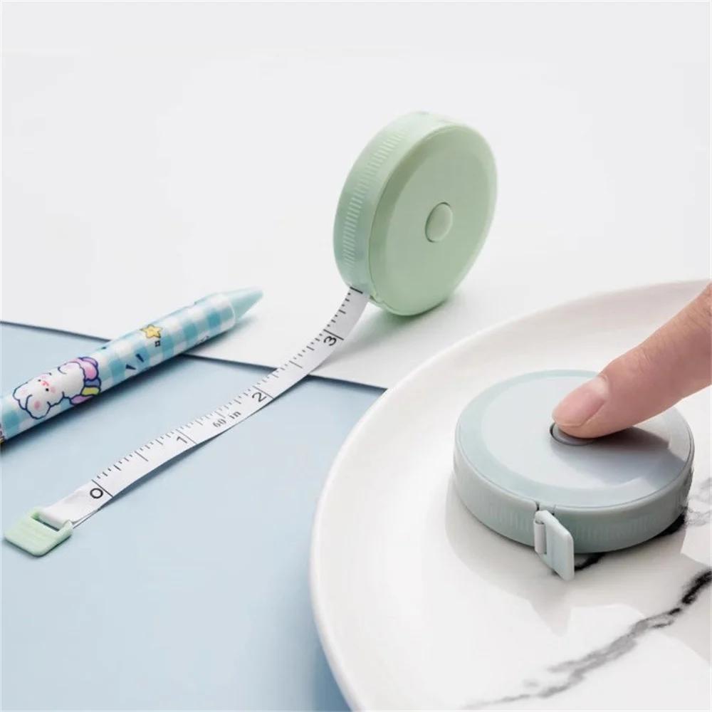 2M Soft Tape Measure Stationery Double Scale Body Sewing Flexible Measurement Ruler for Measuring Tools Sewing Tailor Craft