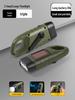 High-Brightness Emergency Flashlight with Long Battery Life and Solar Hand-Crank Charging