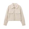 Cross-border Autumn New Women's Clothing European and American Style Casual Beaded Leather Short Jacket