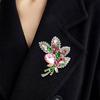 Kristallglas Blumenstrauß Brosche, Personalisierte Blumen Brosche, Anhänger Pin Kleidung Accessoires