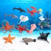 12pcs Starfish Sea Life Animals Model Plastic Simulated Fish Tank Decorations  Home Office Decor