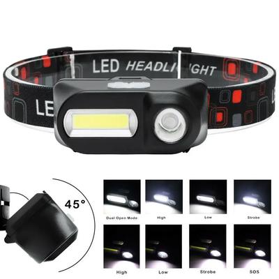 Mini LED Strong Light Headlight USB Charging Waterproof Outdoor Camping Night Fishing Long Range Headlight Wearing Light