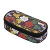 Pencil Pouch High Capacity 300D Polyester Zip Around Closure with Mesh Pocket Removable Divider and Pen Slots for Boys Girls