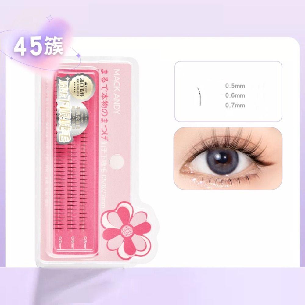 Lovable Segmented False Eyelash Natural Lower False Eyelashes Makeup Tool Manga Lashes  Girl styleB