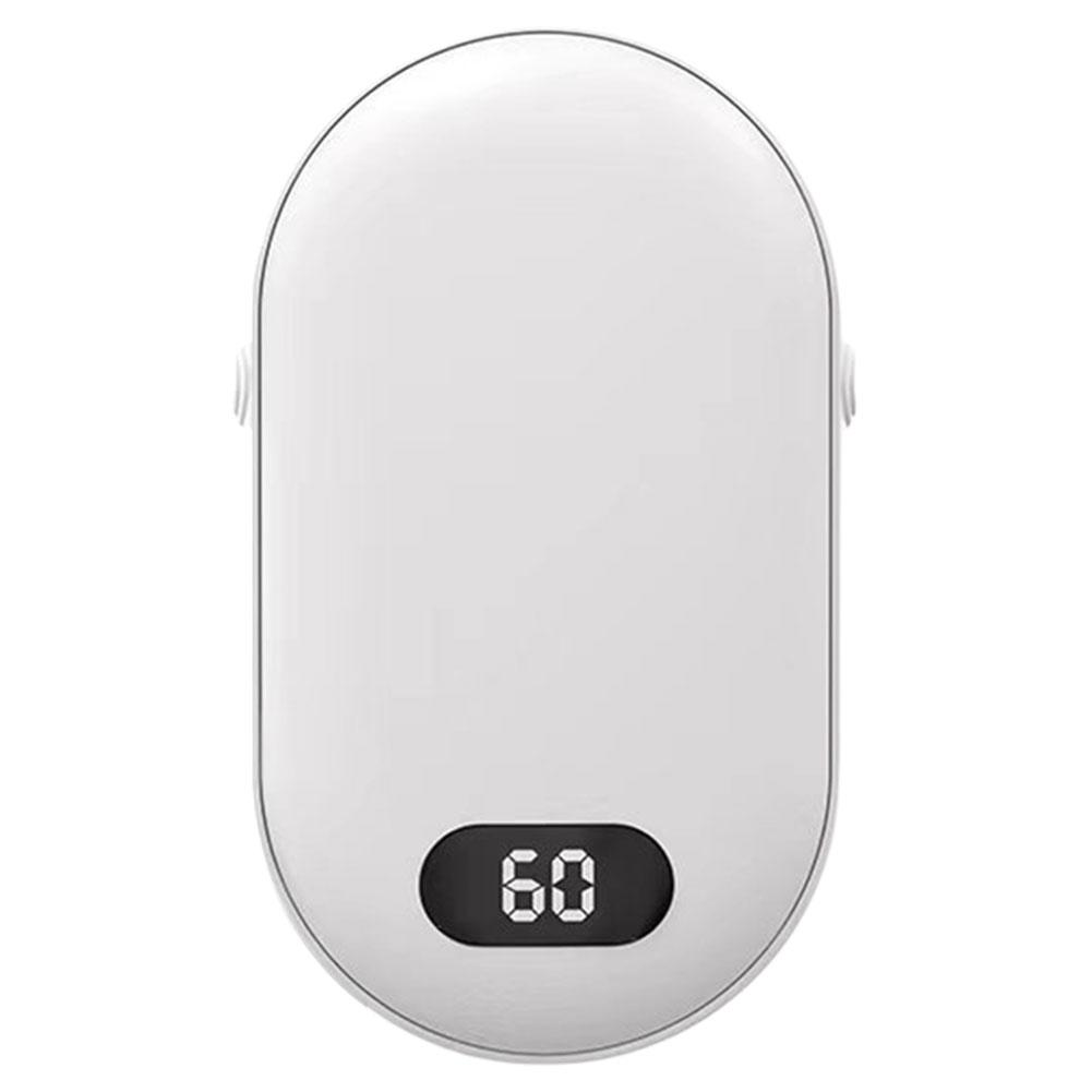 Compact 2 in 1 Pocket Hand Warmer with Temperature Display and Power Bank for Cold Weather Comfort and Convenience