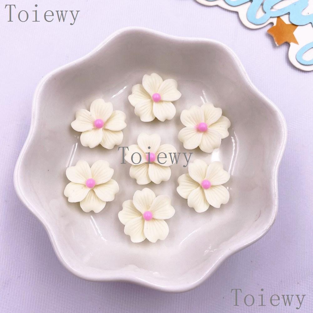 30 Piezas Resina Kawaii Colorido 16mm Flor Espalda Plana Piedra Gema Scrapbook DIY Boda Navidad Arte Decoración Accesorios para Joyería Manualidades