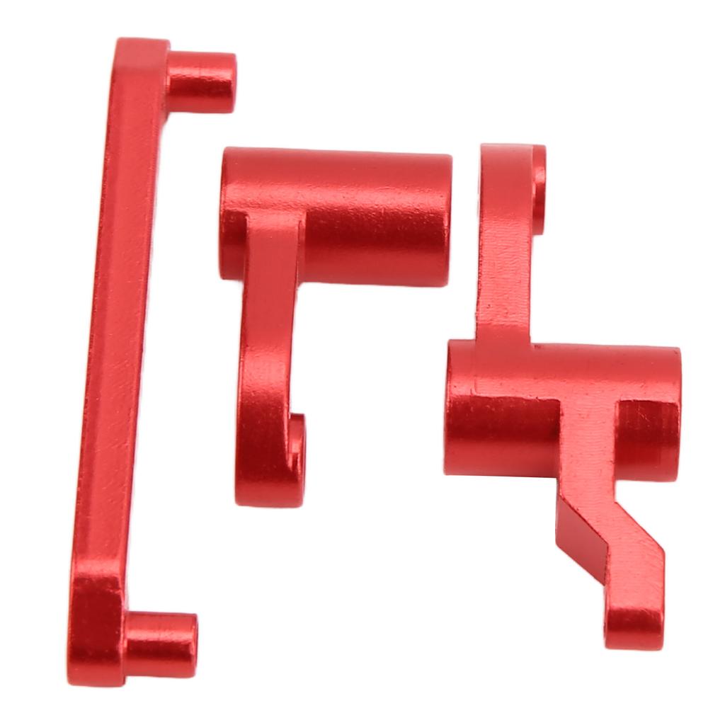 18109 Aluminum Alloy Steering Group Assembly Set for HBX 18859E 18858E 18857E 1 18 RC CarRed