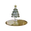 Zibo Glass Christmas Tree Ornament: Handmade Transparent Desktop Decoration, Creative Birthday Gift