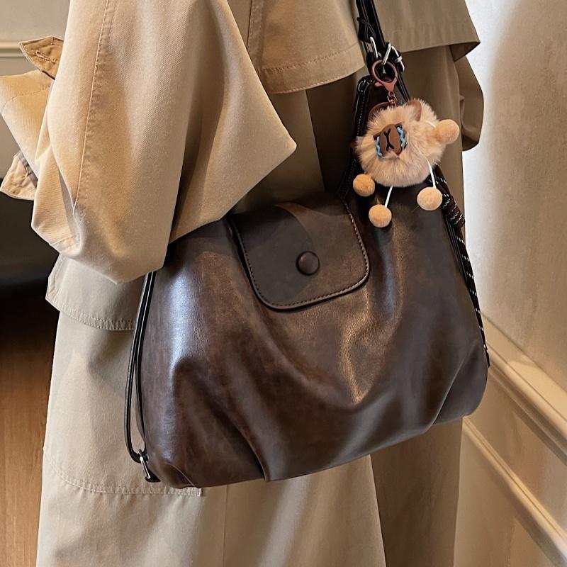 Vintage Large-Capacity Women's Commuter Backpack & Tote