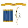 Falling Sticks Catching Game Toy Hand Eye Coordination Reactivity Training Toy for Kids Yellow and Blue