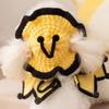 Pet Outfit Elastic Pet Knitted Hat Bee Shaped Comfortable Dog Scarfs Warm Dog Drool Towel Pet Accessories