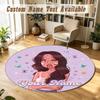 Covor Rotund Nume Personalizat Model Olivia Rodrigo Covor Antiderapant Decor Podea Casă