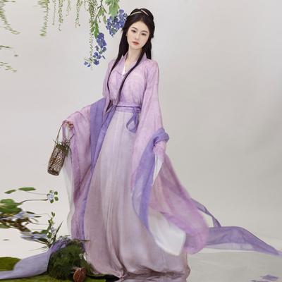 Set di vestiti da donna Hanfu in stile Hanfu delle dinastie cinesi Wei e Jin