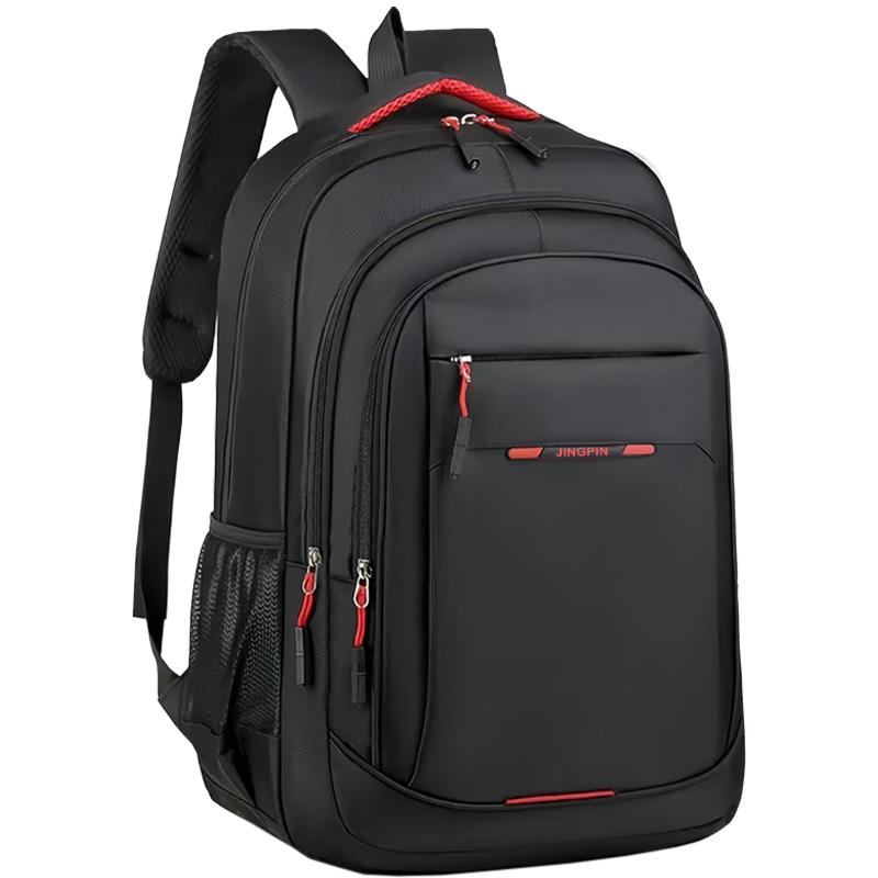 Comfort Padded Business Laptop Backpack Men Oxford Cloth Rucksack With Luggage Strap for School Work Outdoor Trip