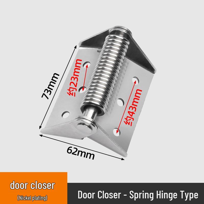 Adjustable Silent Door Closer with Concealed Spring and Automatic Rebound