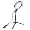 6 Inch USB Photograph Selfie Ring Light LED Fill Light Desktop Tripod Selfie Stick