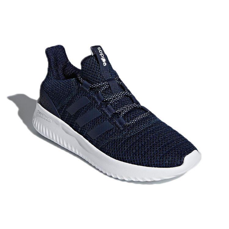 Adidas Ultimate Fabric Durable Low-Top Running Shoes Women Sneakers Navy-Blue DB0606