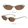 UV Protective Retro Sunglasses Oval Frame Black Shades Outdoor Sunglasses Street Decoration Photos Accessories Eyewear