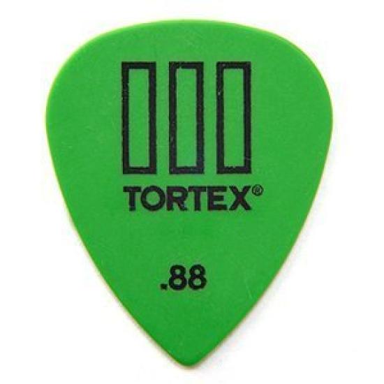 Jim Dunlop Tortex III Standard with Tortex III Standard Picks and Musent Custom Players Picks Picks, 24-Pack, 0.88mm, 462B088-GRN-24P