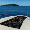 Black Lace Pattern Quick Drying Bath Towel Microfiber beach towel - light weight swimming camping  yoga beach out