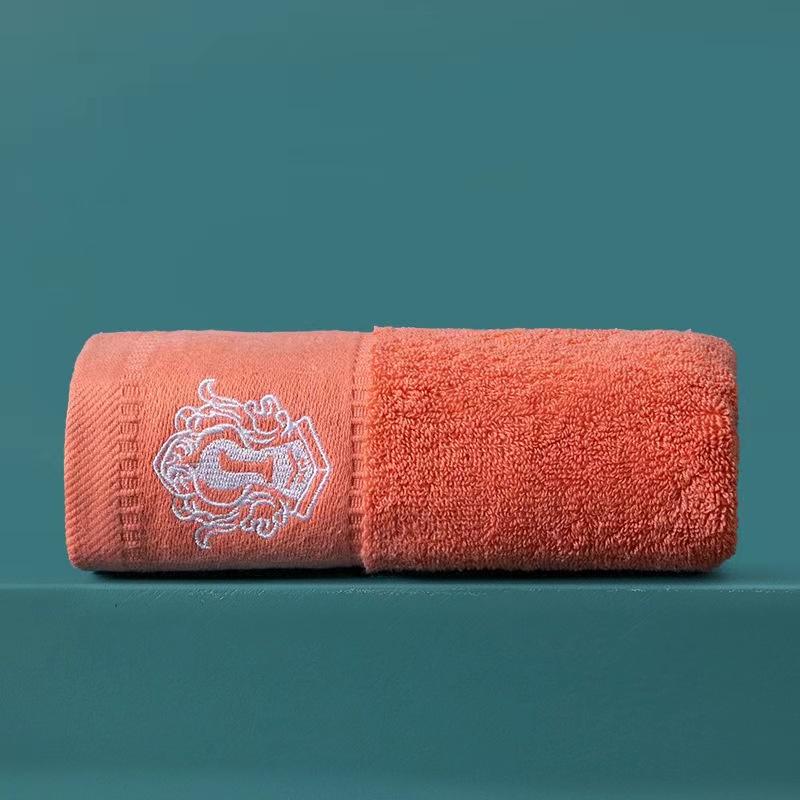 1/4/6Pcs Luxury Embroidery New High-Grade 100% Cotton Towels Sets Soft Bathroom Face Towel Handtowel Personalized Gift Towels