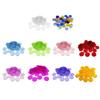 100pcs Professional Poker Chips Plastic Durable Casino Game Tokens Set for Poker Board and Table Games