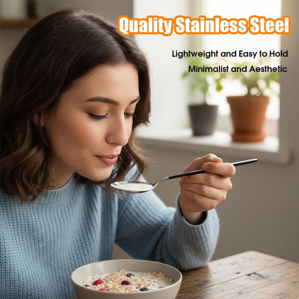 20*4 Cm/7.87*1.57 In Stainless Steel Spoon 1/2PCS Unusual for Dessert Honey Salad Tea Coffee Spoons Kitchen Bar Accessories