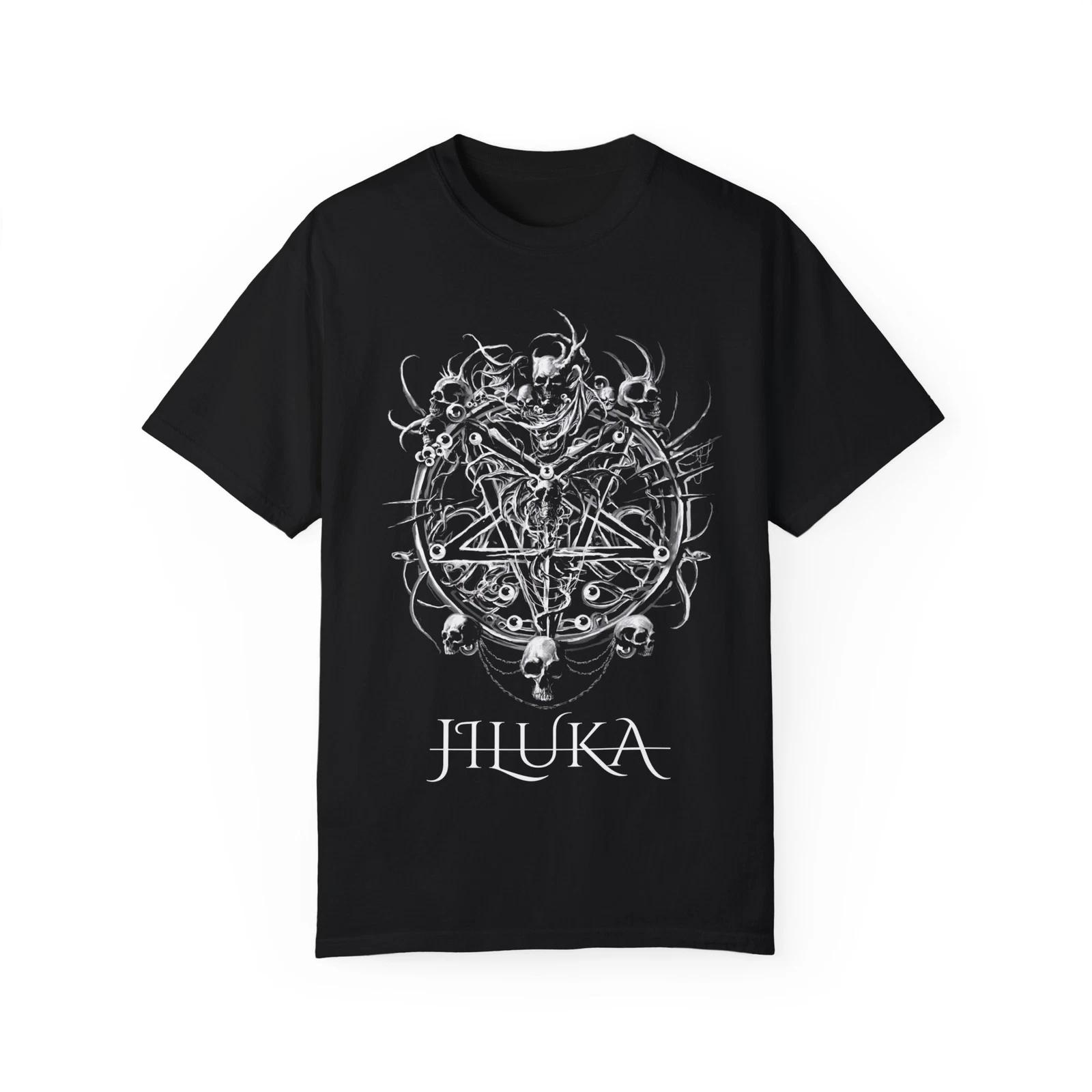 

JILUKA | Japan Metal Band Shirt | Skull Pentagram S