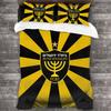 Set Biancheria da Letto in Offerta B-Beitar Gerusalemme Copripiumino Federa Squadra di Calcio 2/3pz Set per Adulti Singolo Twin Full Queen King Size