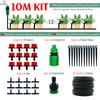 10M-30M Greenhouse DIY Drip Irrigation System Automatic Watering Garden Hose Micro Drip Watering Kits with Adjustable Drippers