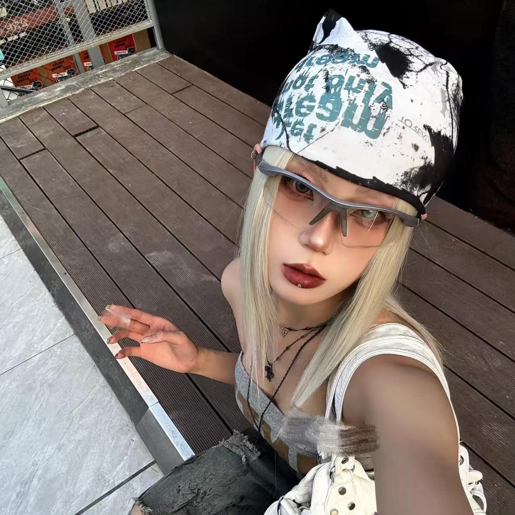 American Retro Print Silk Headscarf: Unisex Hip Hop Streetwear Head Wrap & Headband