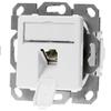 Wall-mounted Network Socket - TELEGÄRTNER - AMJ45 J00020A0505 - Cat.6A (deep) - Armored - PoE 30W