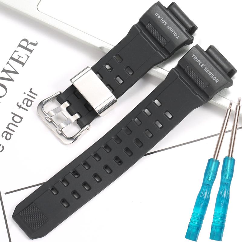 Für Casio 10455201 Ersatz-Harzarmband Passend für GW-9400-1 Uhrenarmband Rangeman GW-9400 Herrenarmband Sportuhr Zubehör