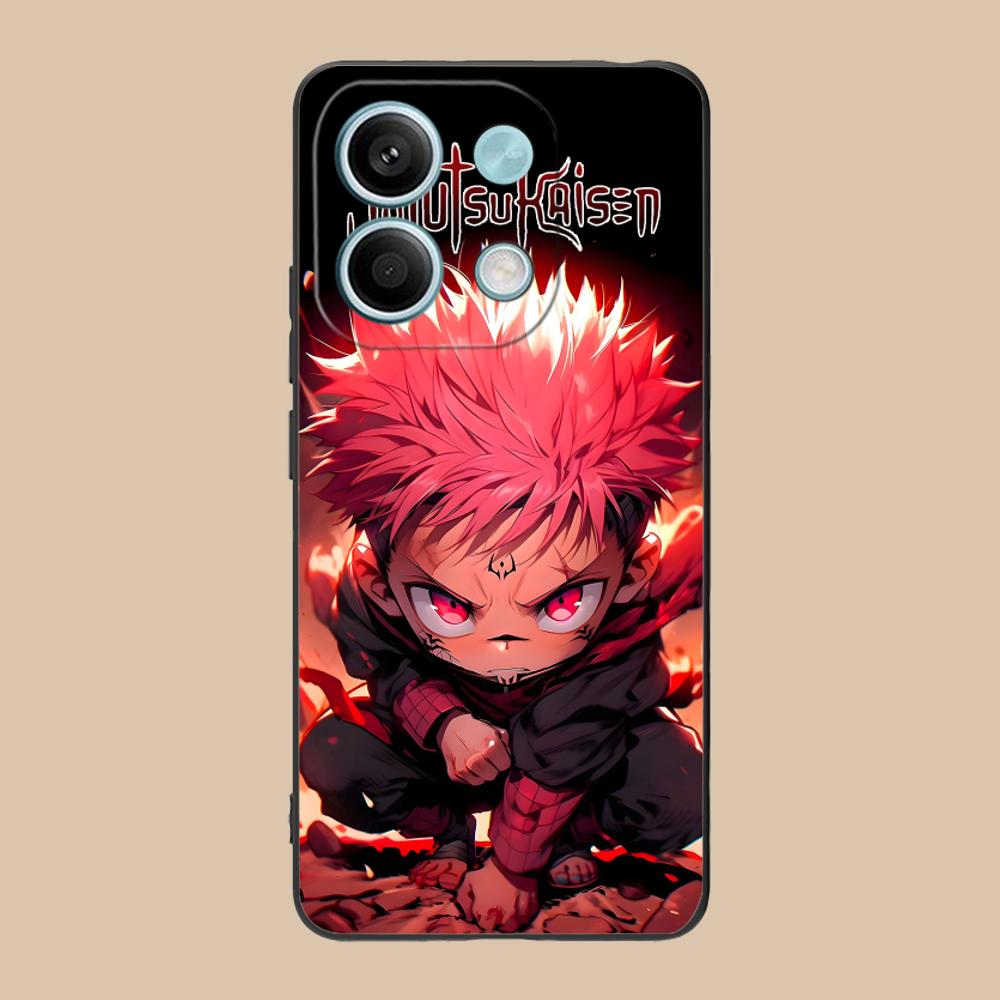 Jujutsu Kaisen Sukuna Mobile Phone Case for Xiaomi 15 14 13 12 Mi 11 T Ultra Lite Pro S X 5G Colorful Printing Cover Cellphones