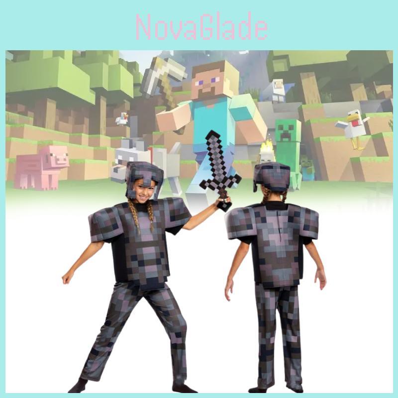 Minecraft Diamond Armor Cosplay Costume For Game Anime Role Play Halloween