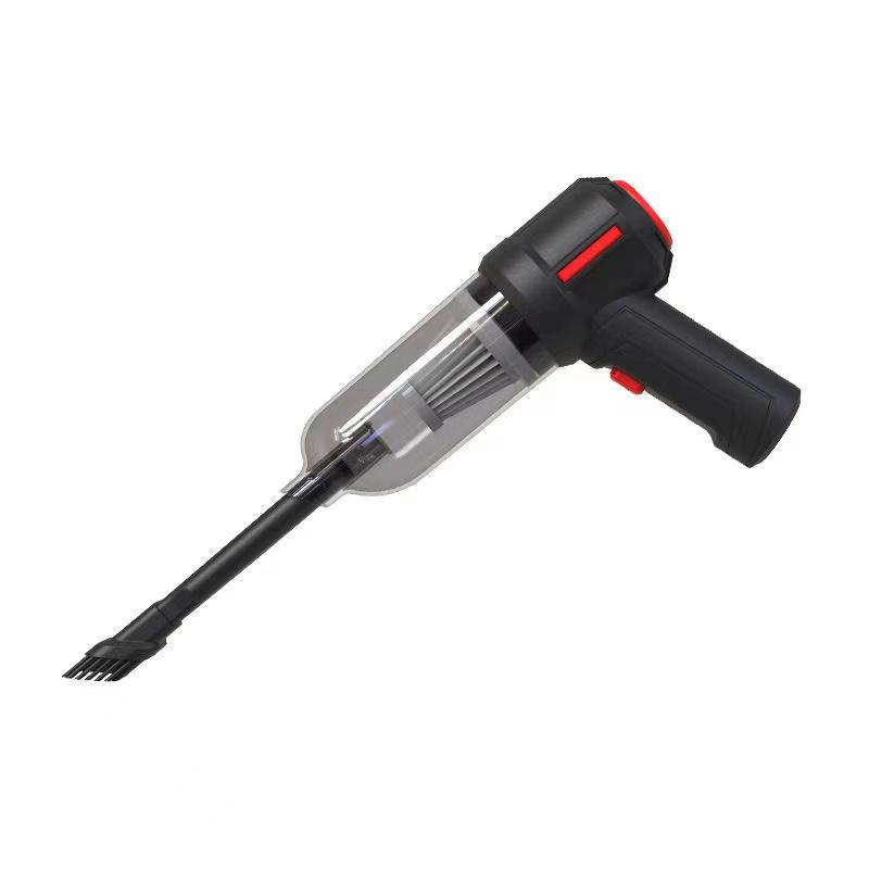 

Портативный беспроводной автомобильный пылесос 9000Pa 120 Вт 4-в-1, автомобильный пылесос двойного назначения, ручной автоматический пылесос, воздуходувка Black