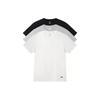 Stussy SS24 Cotton Ribbed Crew Neck Logo Letter Short Sleeve Vintage T-Shirt 3-Pack Unisex Tops 1140355