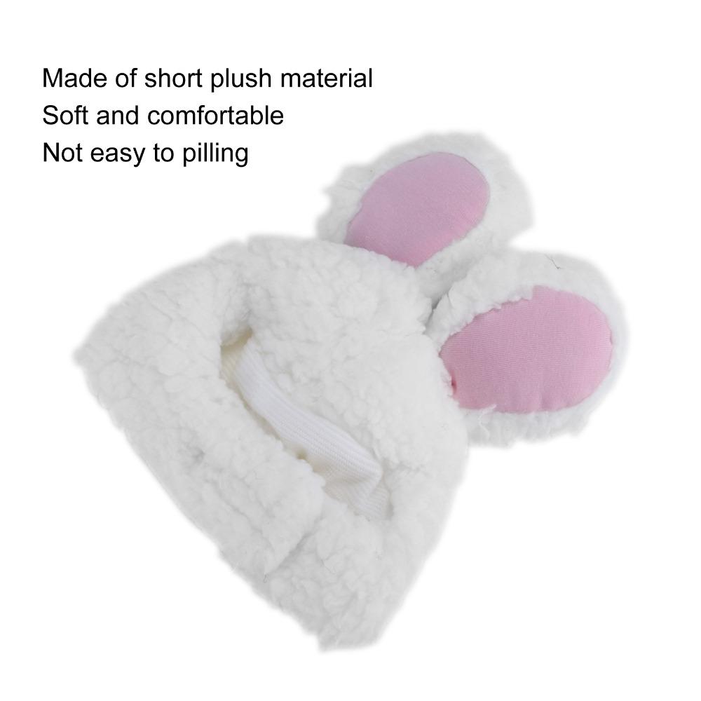 Cute Costume Rabbit Hat with Ears Headwear Accessory Pet Costume Hat Bunny Headwear for Puppy
