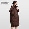 SNOWFLYING Damen Lange Winter Daunenjacke