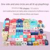 Children's Mini Castle Wooden Puzzle Blocks - City Street Scene Building Set
