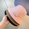 Basin Hat New Women's Autumn and Winter Foldable Fashion Warm Pearl Flower Bucket Hat