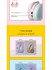 Women's Cartoon Wireless Bluetooth Over-Ear Headphones - Stereo Sound, Long Battery, 85dB