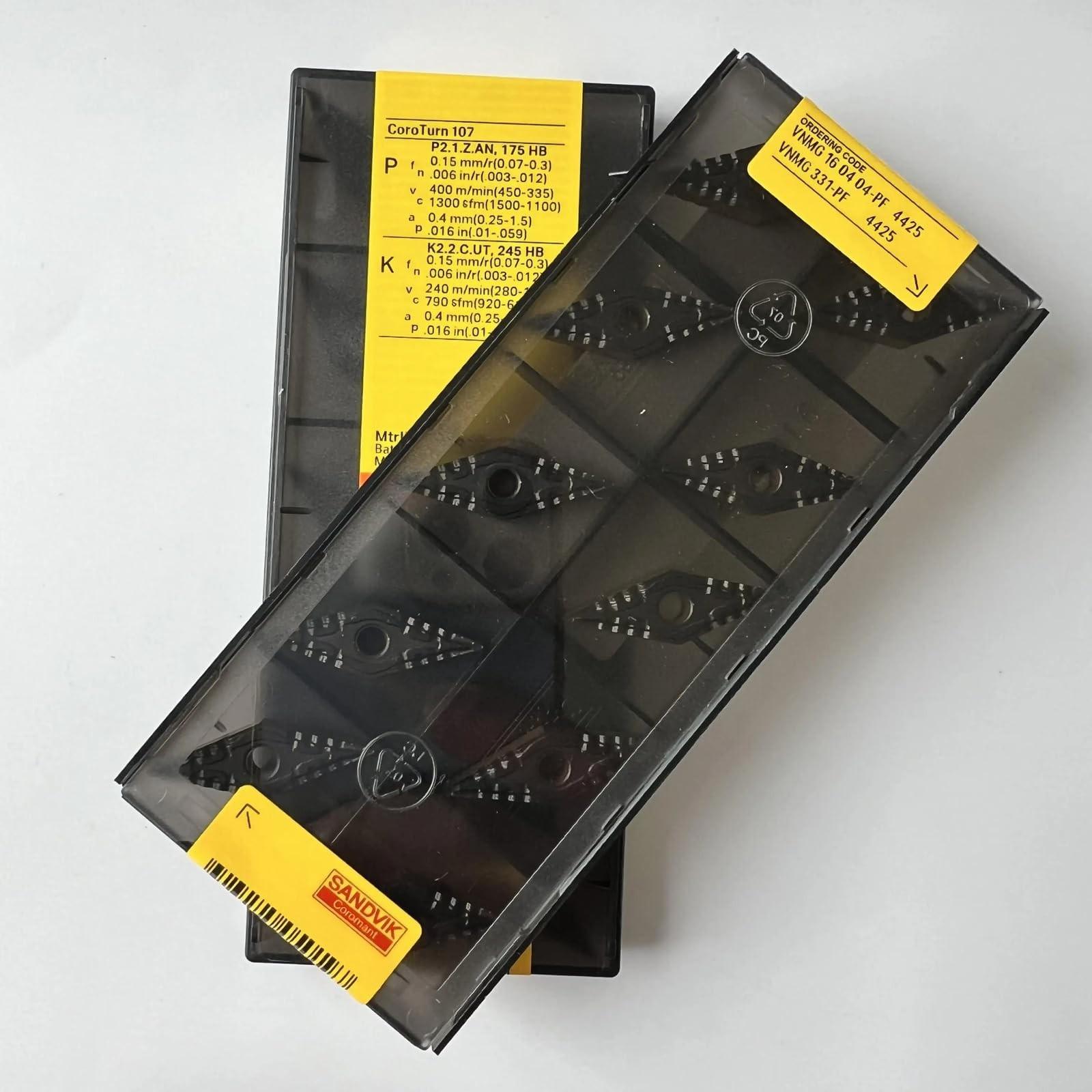 

Original Sandvik / VNMG160404-PF 4425 /CNC CARBIDE tool blade 10 Pcs