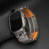 Titanium Metal WatchBand for Apple Watch Band Ultra 3 49mm Series 11 10 9 8 7 6 SE Rubber Luxury Strap for iWatch 46mm 45mm 44mm