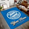 Custom Bayern Munich Mat Personalized Name, Polyester Washable Indoor Entryway Rug, Gift for Christmas, Easter, Thanksgiving Day