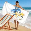 Sonic the Hedgehog3 Print Beach Towel, Large Soft Quick Dry Towel for Beach Camping Swimming