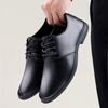 Men Minimalist Oxfords Shoes Men Leather Casual Shoes 2025 New Elegantes Flats Business Shoes Lace-Up All-match Dress Footwear