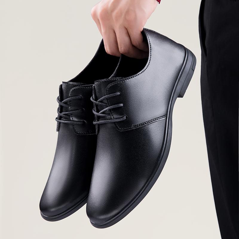 Men Minimalist Oxfords Shoes Men Leather Casual Shoes 2025 New Elegantes Flats Business Shoes Lace-Up All-match Dress Footwear