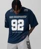 DRIX Rugby Oversized Mesh Jersey Half Sleeve_Navy