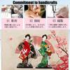 NOELAMOUR Japanese Dancer Doll - Geisha - 30cm Red